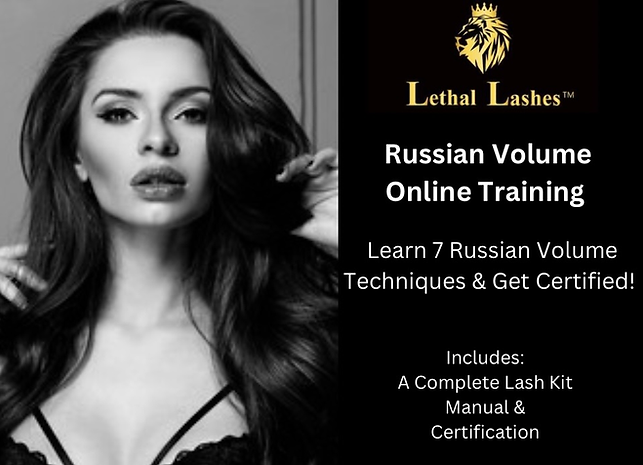 Online Russian Volume Lash Training Course